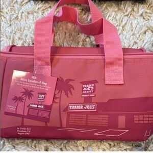Trader Joe's Pink Insulated Bag